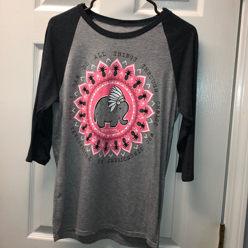 Baseball tee, simply faithful shirt